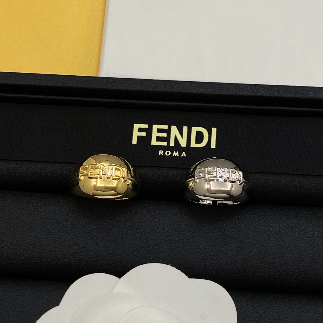 TOP FENDI FF Rings - 2 Colors
