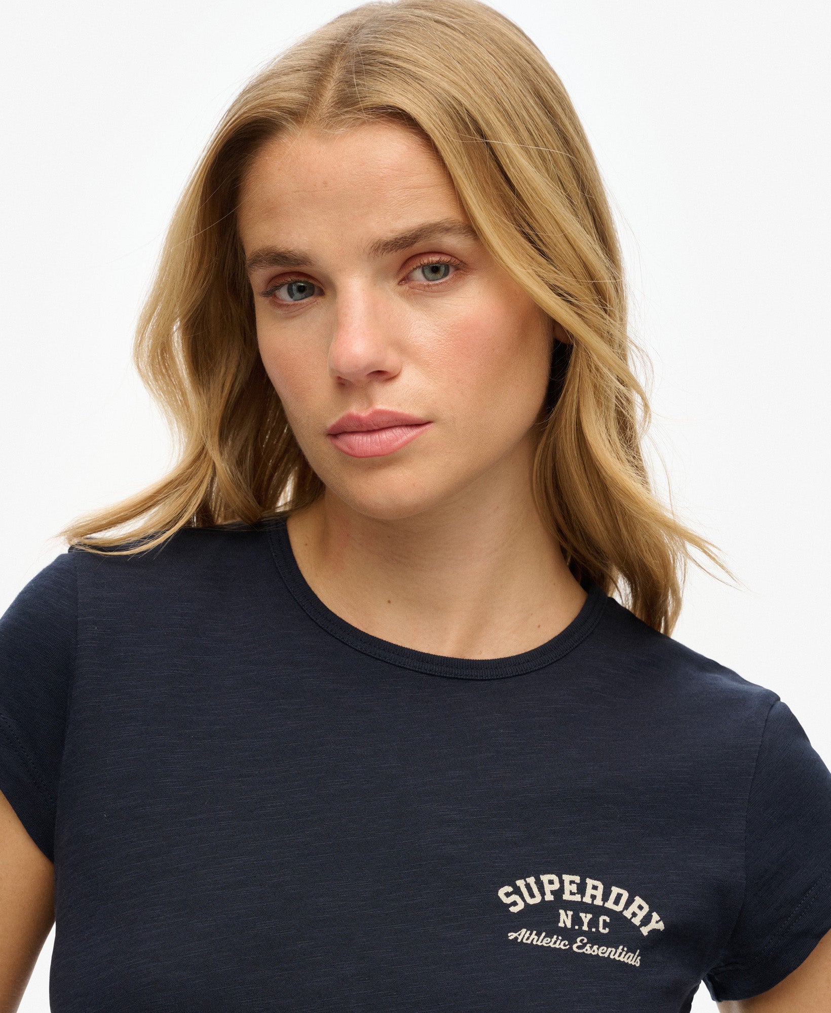 Athletic Essential Slub Tee | Eclipse Navy