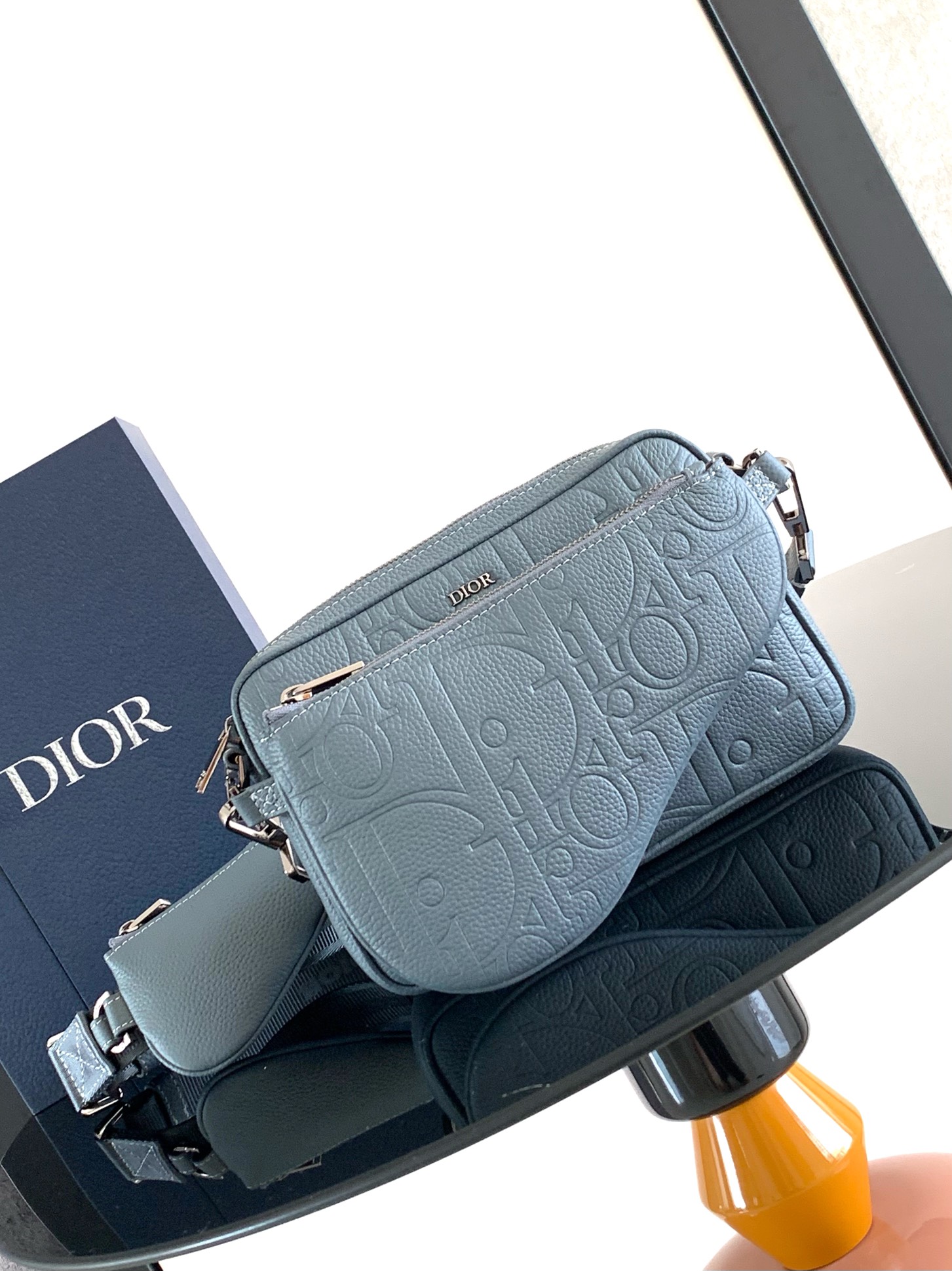 TOP Christian Dior Saddle Bag Gravity Print 23x16x4 cm - 2 Color