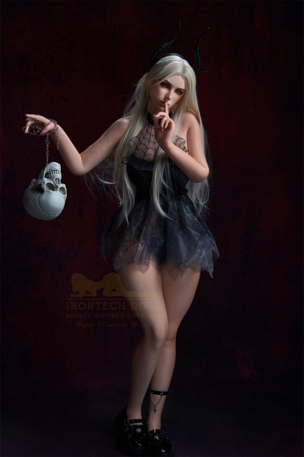 EU In Stock - 164cm/5ft5 F-cup Silicone Sex Doll - B1 Halloween