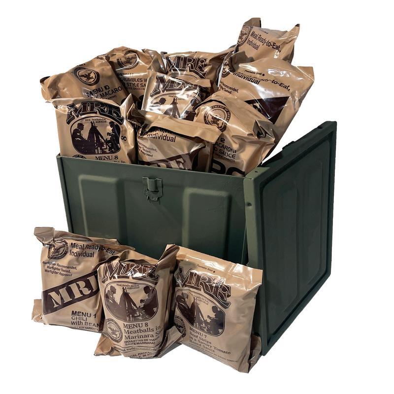 Ammo Can Storage Military Fuze - Dec 2025 Or Newer Mre Combo