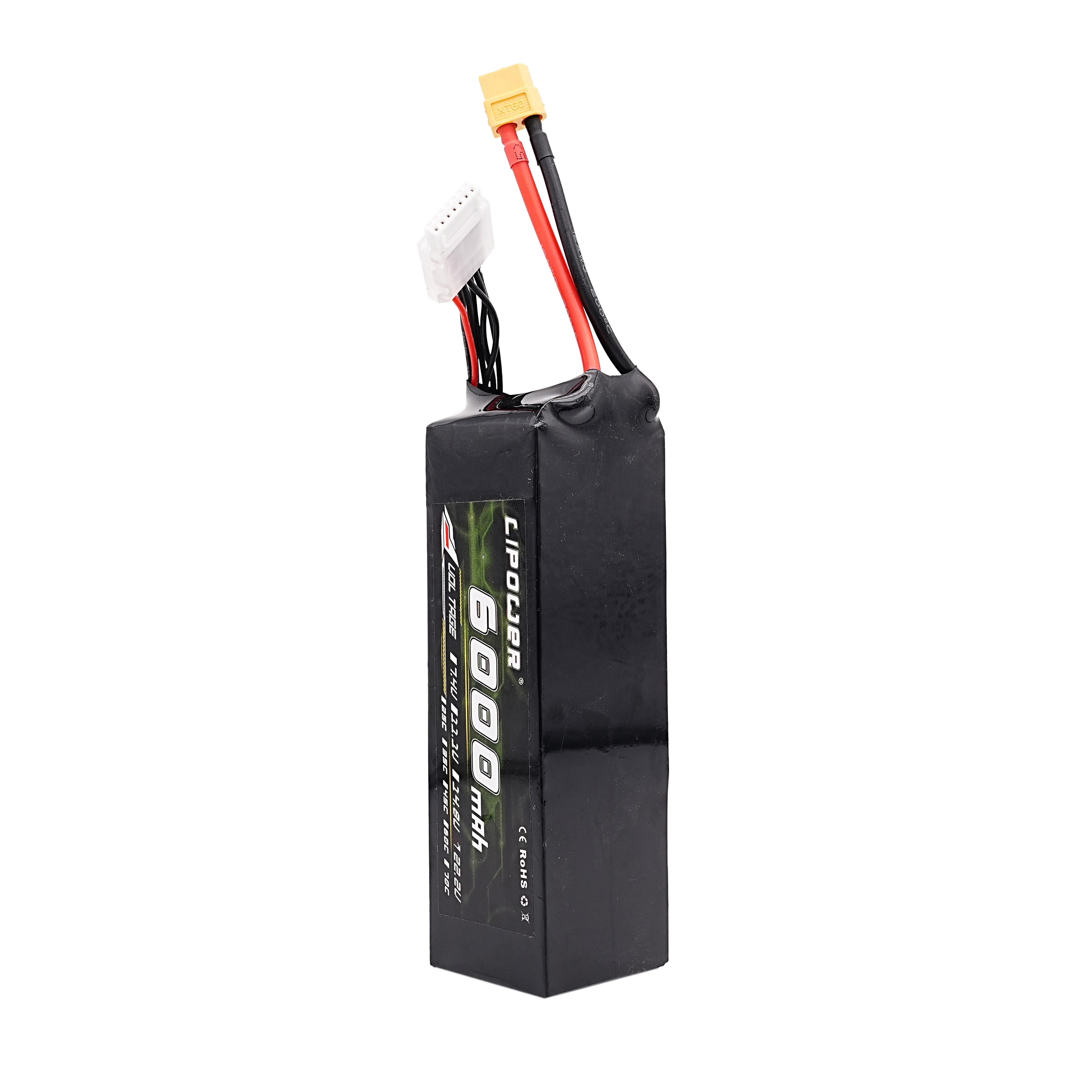75C/100C 7000 mAh rechargeable 3S/4S/6s lithium battery pack  drone fat battery - lipowbattery
