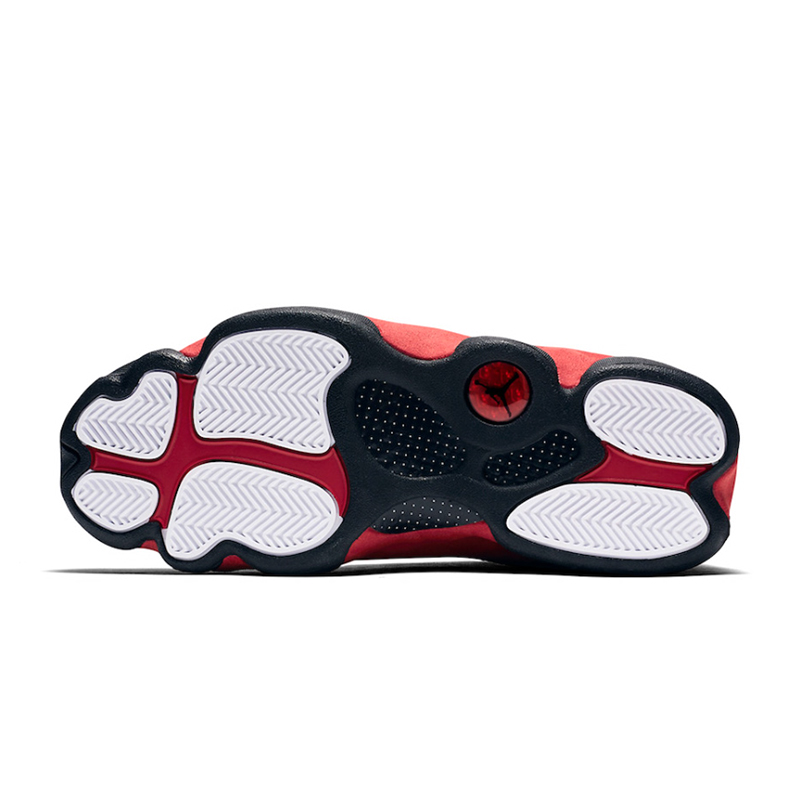 Nike Air Jordan 13 Retro Black Red Basketball Shoes For Men