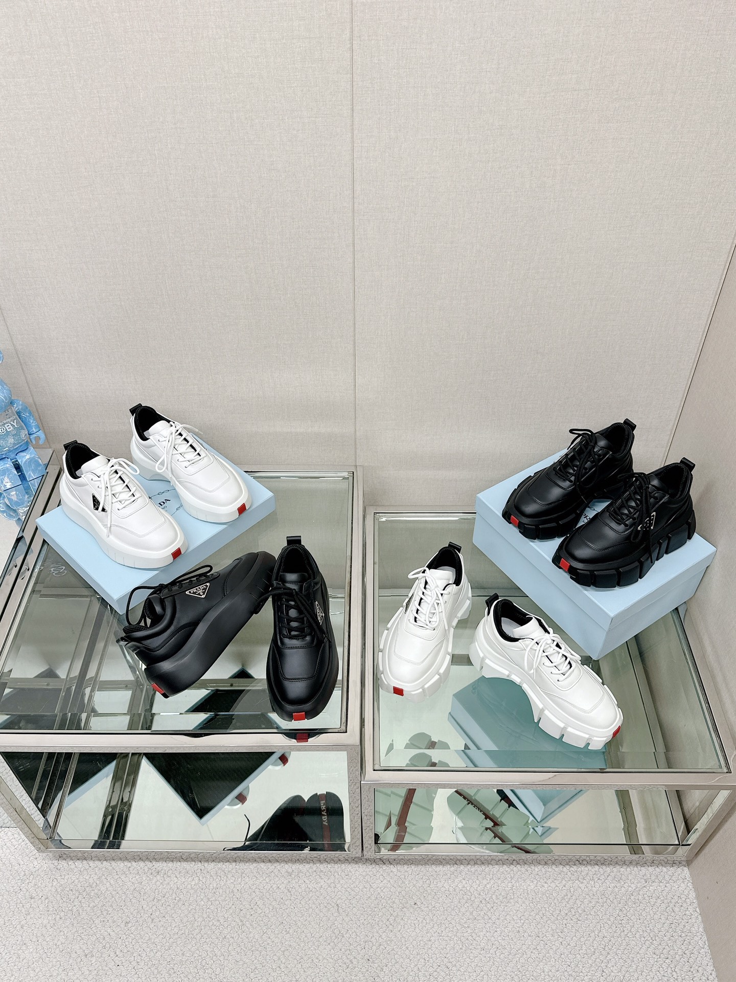 TOP PRADA Thick Soled Casual Sports Shoes - 4 Colors