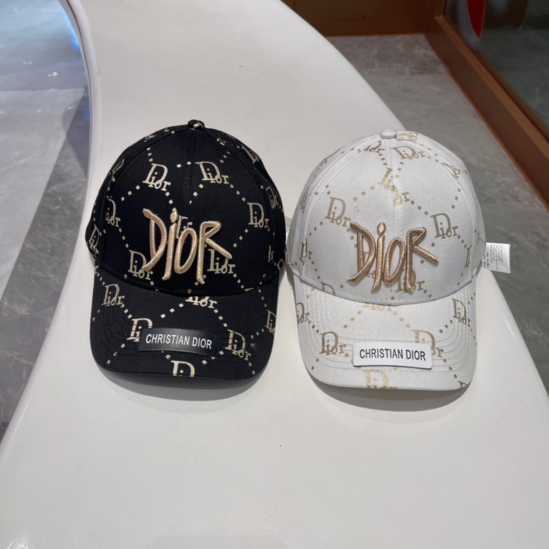 TOP Christian Dior Baseball Hat - 2 Colour
