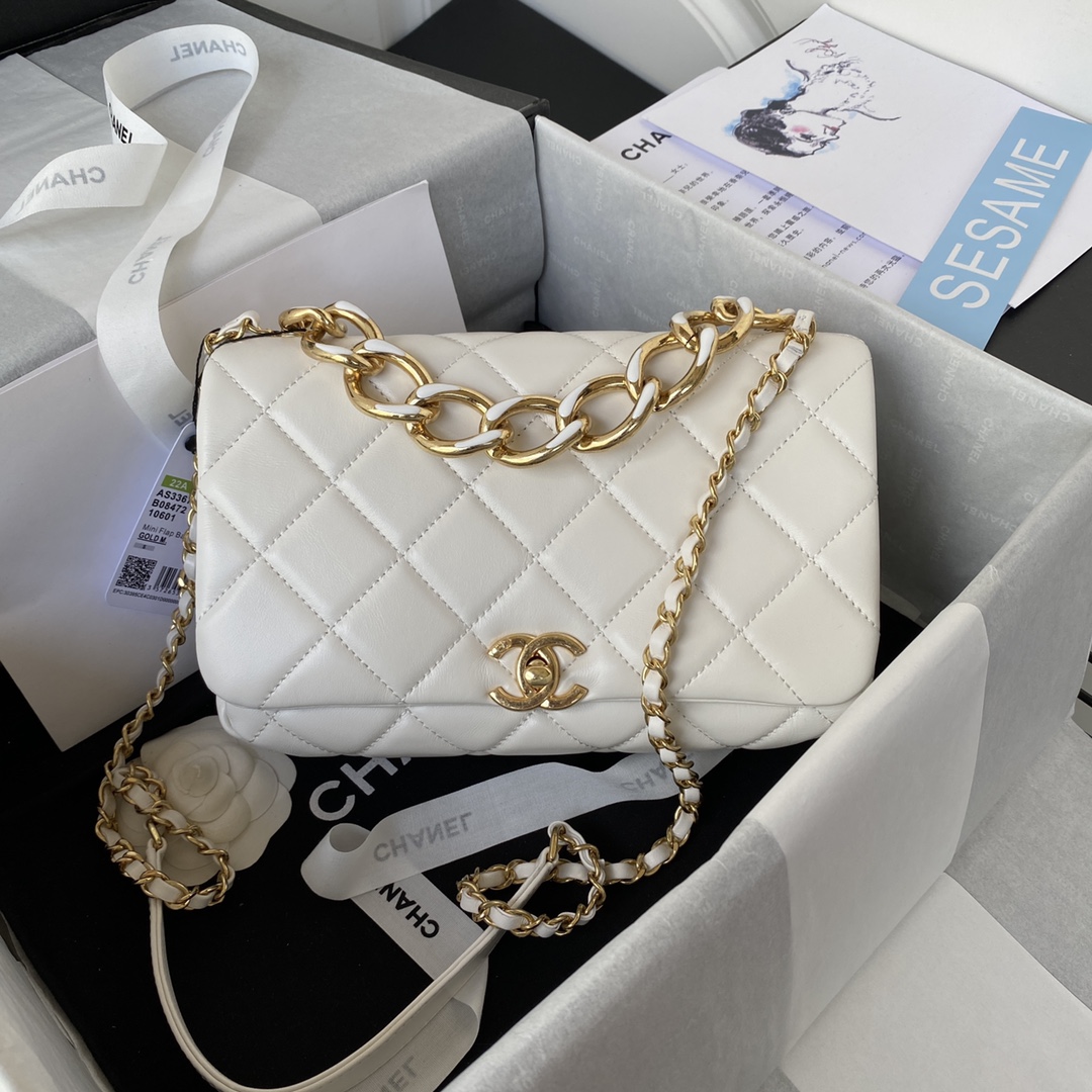 TOP CHANEL Classic Flap Bag 23X10X15.5Cm - GHW - 5 Color