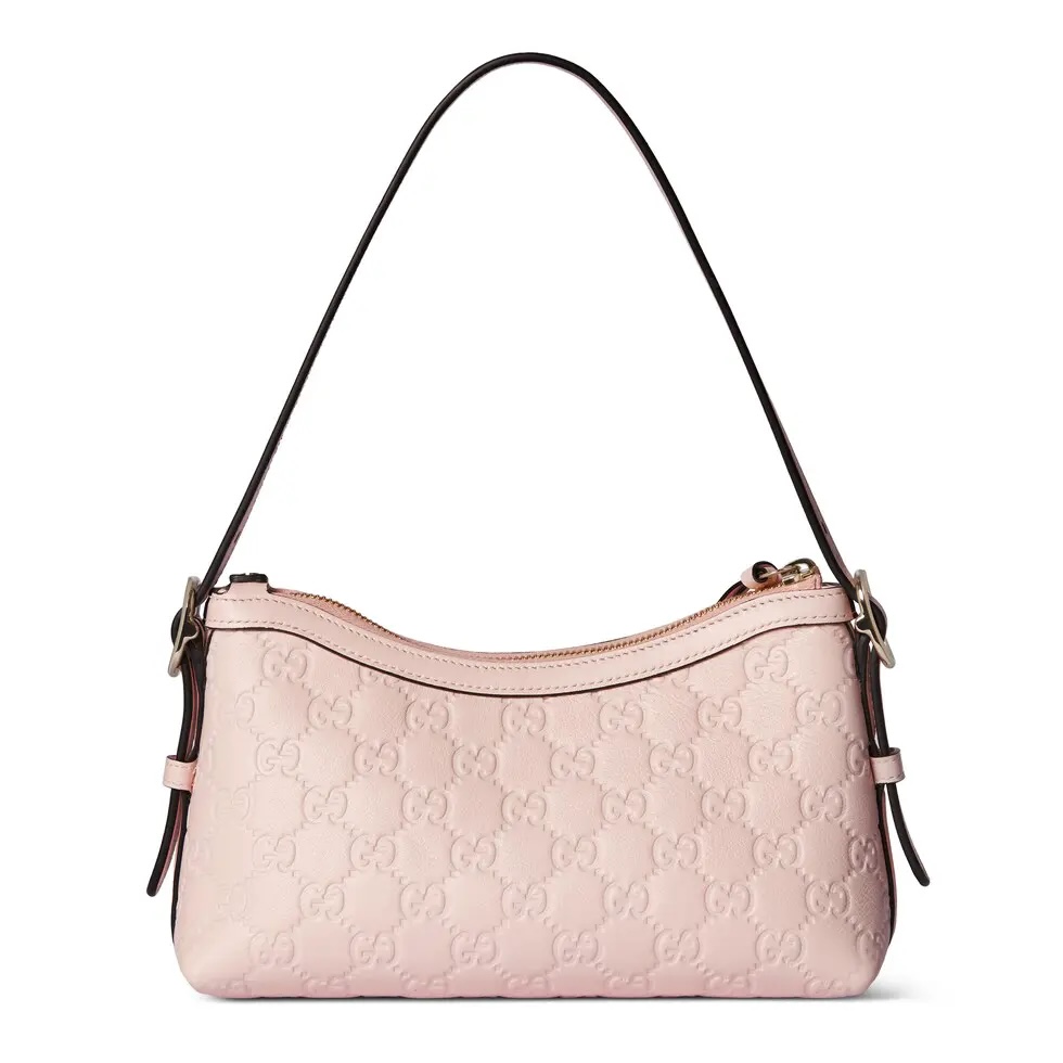 TOP GUCCI GG Emblem Handbag 22 x 14 x 8 cm - Pink