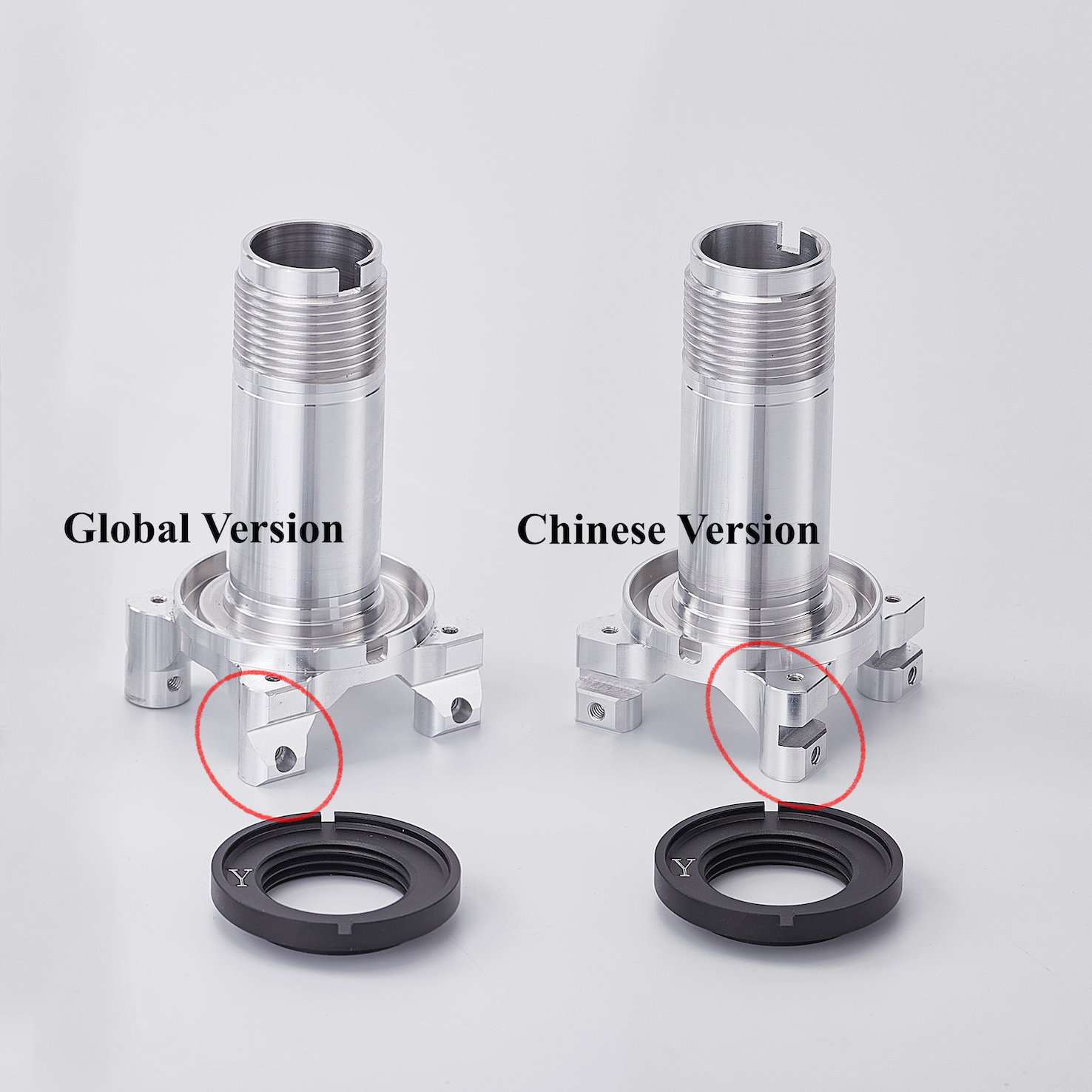 For T40 V2/V3 Version Motor Shaft Aluminum Alloy Silver Agriculture Drone Spare Part for Spraying Drone