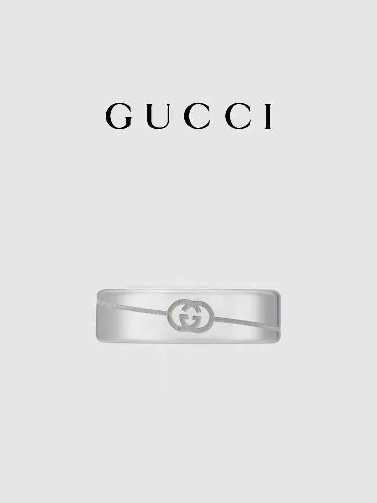 TOP GUCCI GG Ring - Sliver