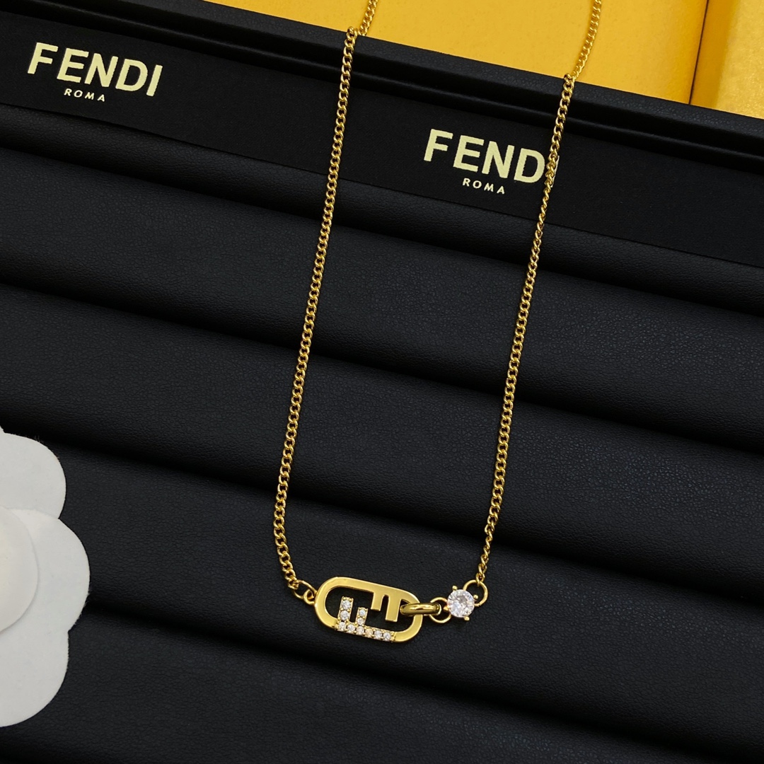 TOP FENDI FF Necklace - 2 Colour