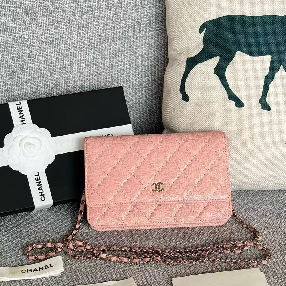 Chanel  WOC Quilted Caviar (Replica)
