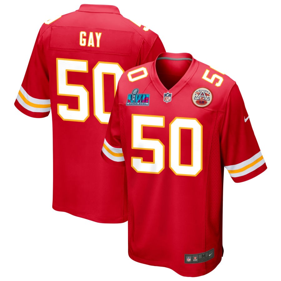 Willie Gay Kansas City Chiefs  Super Bowl LVII Game Jersey - Red