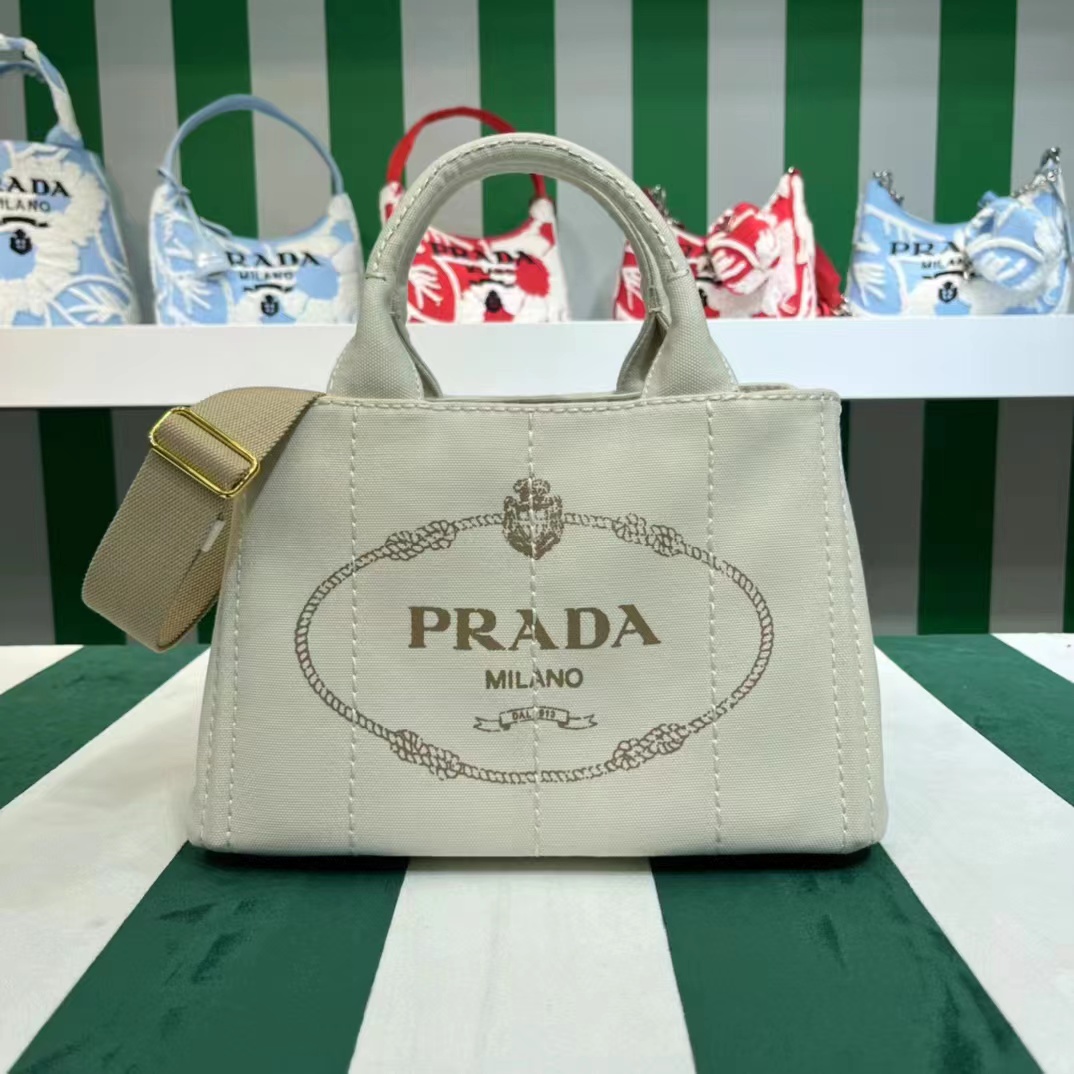 TOP PRADA Canvas Canapa Bag 28x20x15cm - 5 Colours