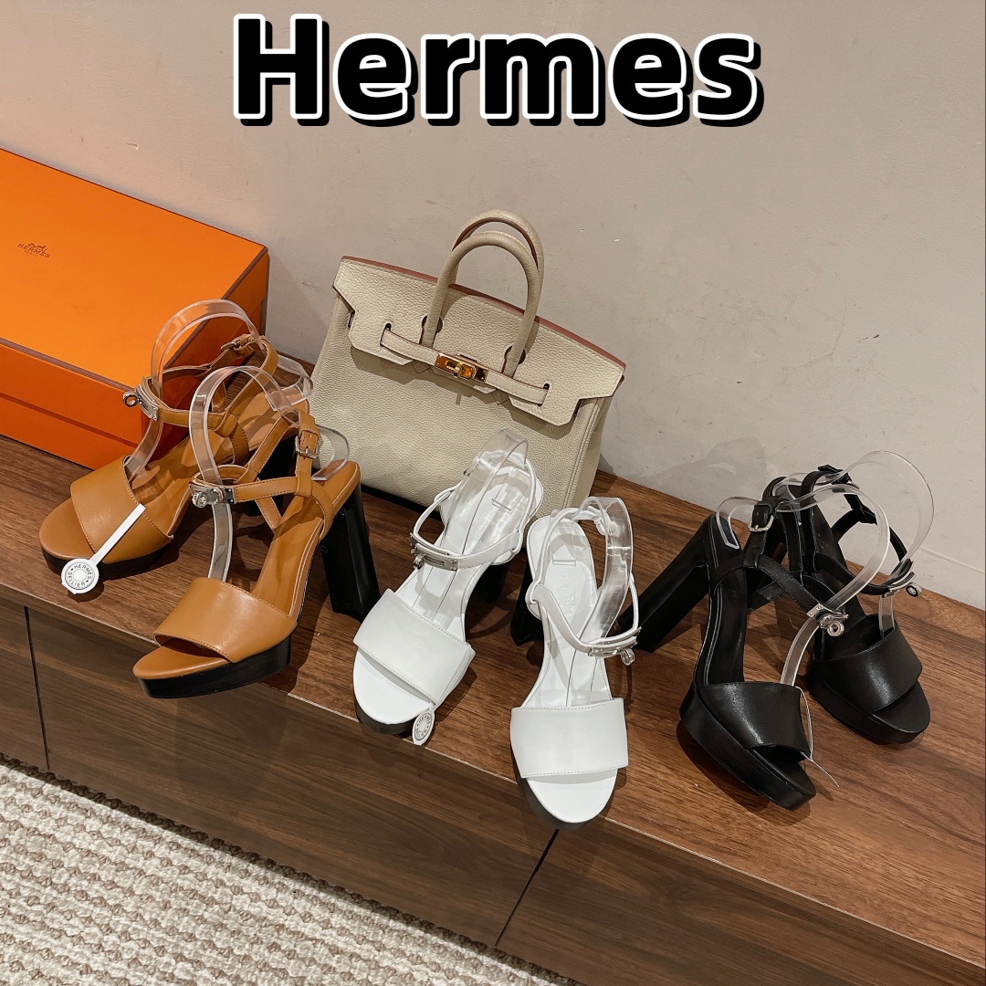 TOP HERMES Glam Sandals  - GHW -3 Color