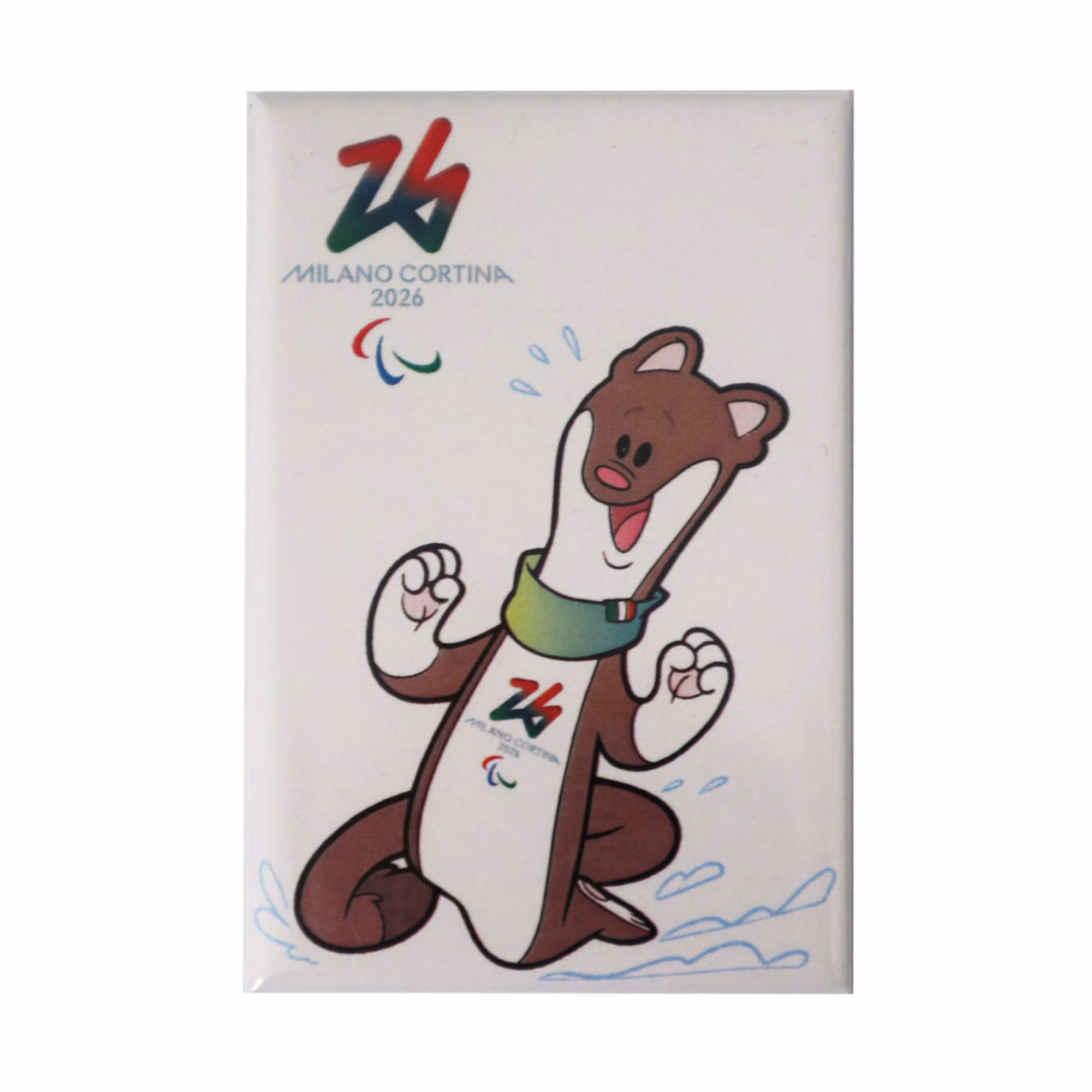 Milano Cortina 2026 Paralympics Milo Mascot Magnet