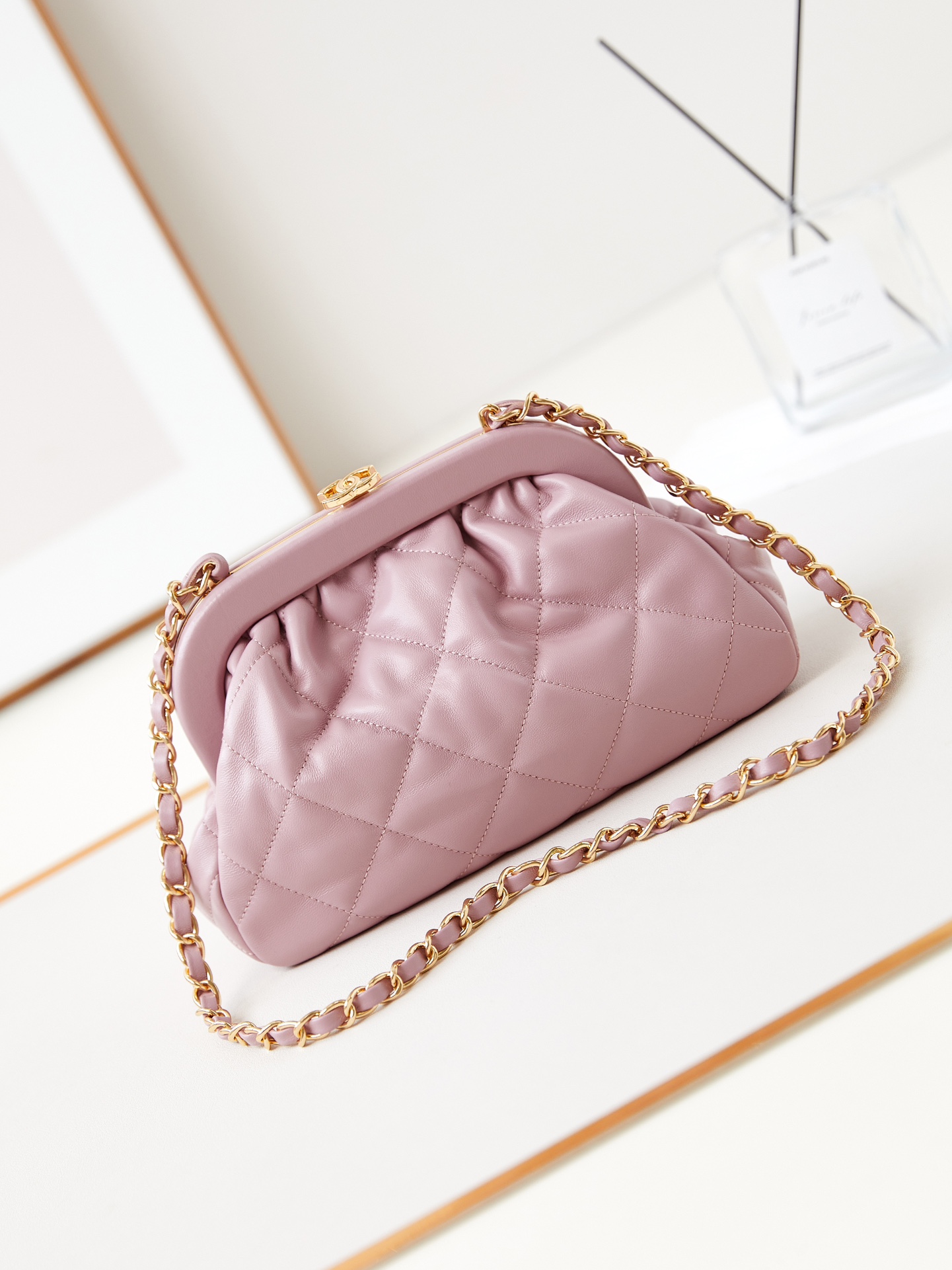 TOP CHANEL Lambskin Bag 16x24x8cm - 4 Color