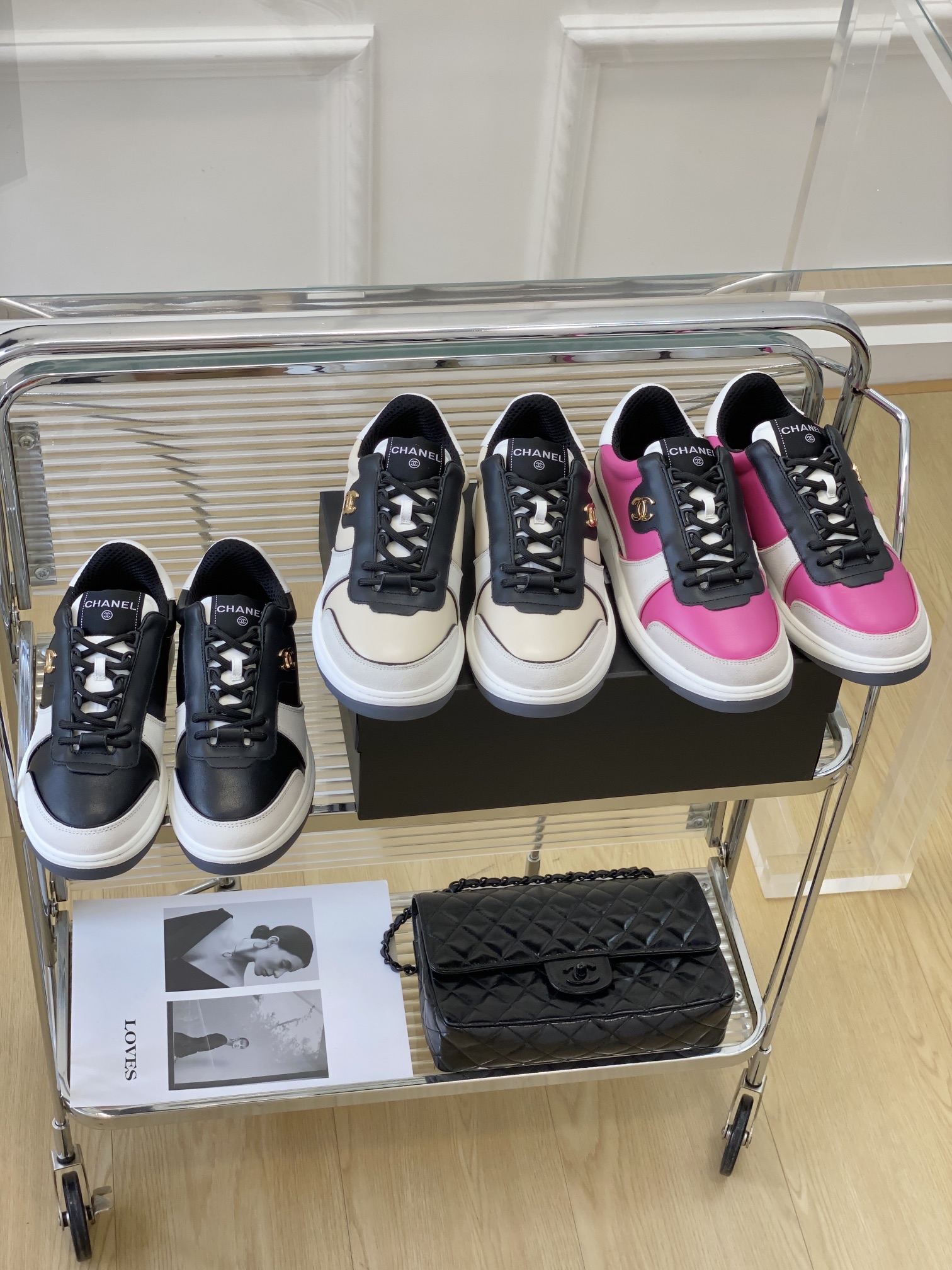 TOP CHANEL Panda Plate Shoes - 3 Colors