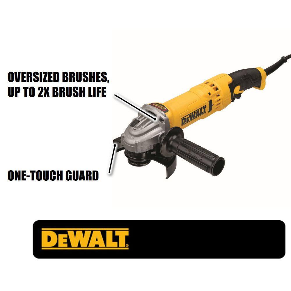 13 Amp Corded 4.5 - 5 in. High Performance Trigger Grip Angle Grinder