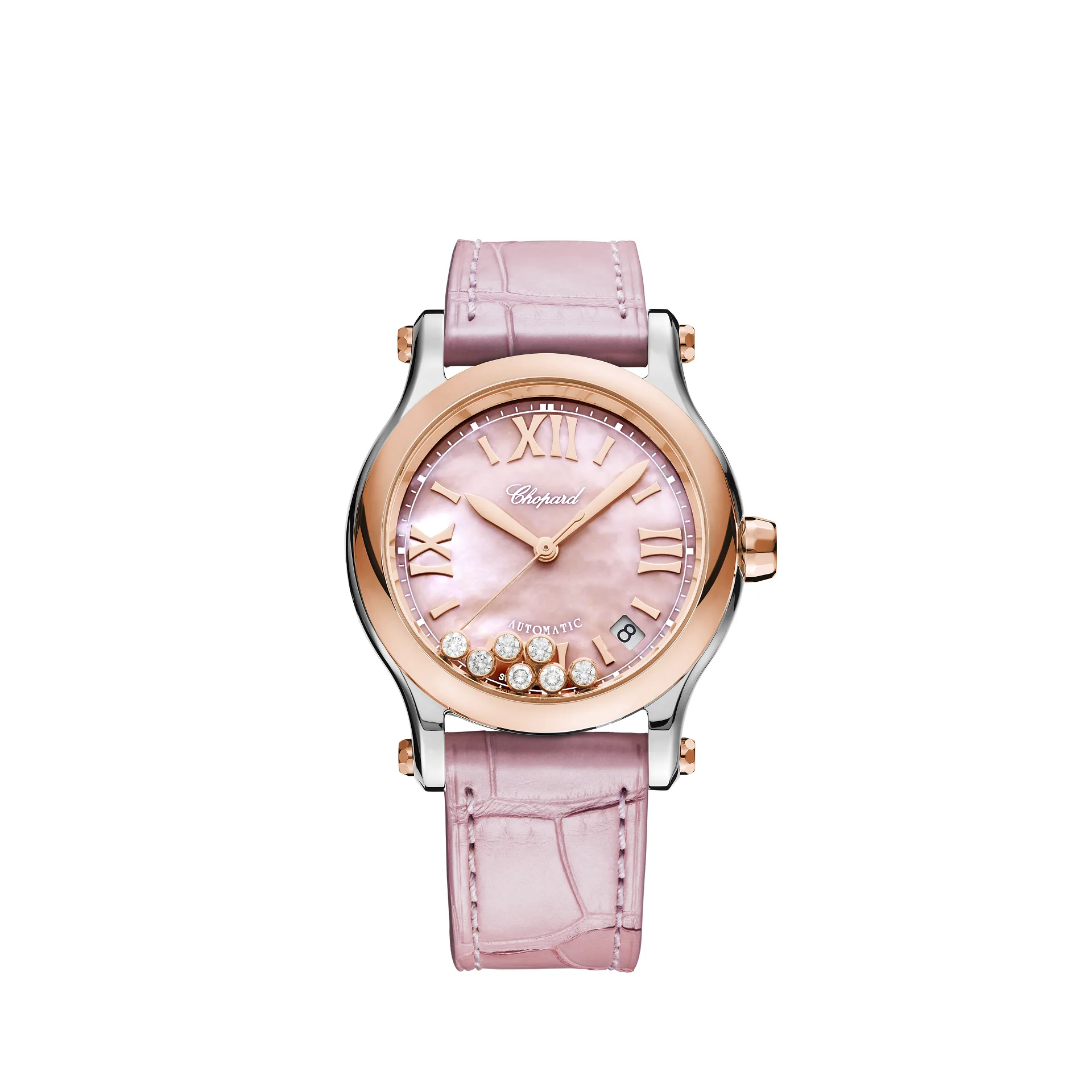 TOP Chopard Watch 36 mm - Pink Strap
