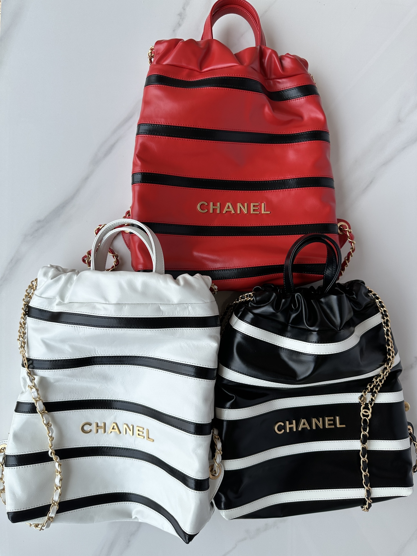 TOP CHANEL Lambskin Tote Bags 22×24.5×8cm - 3 Colors&GHW