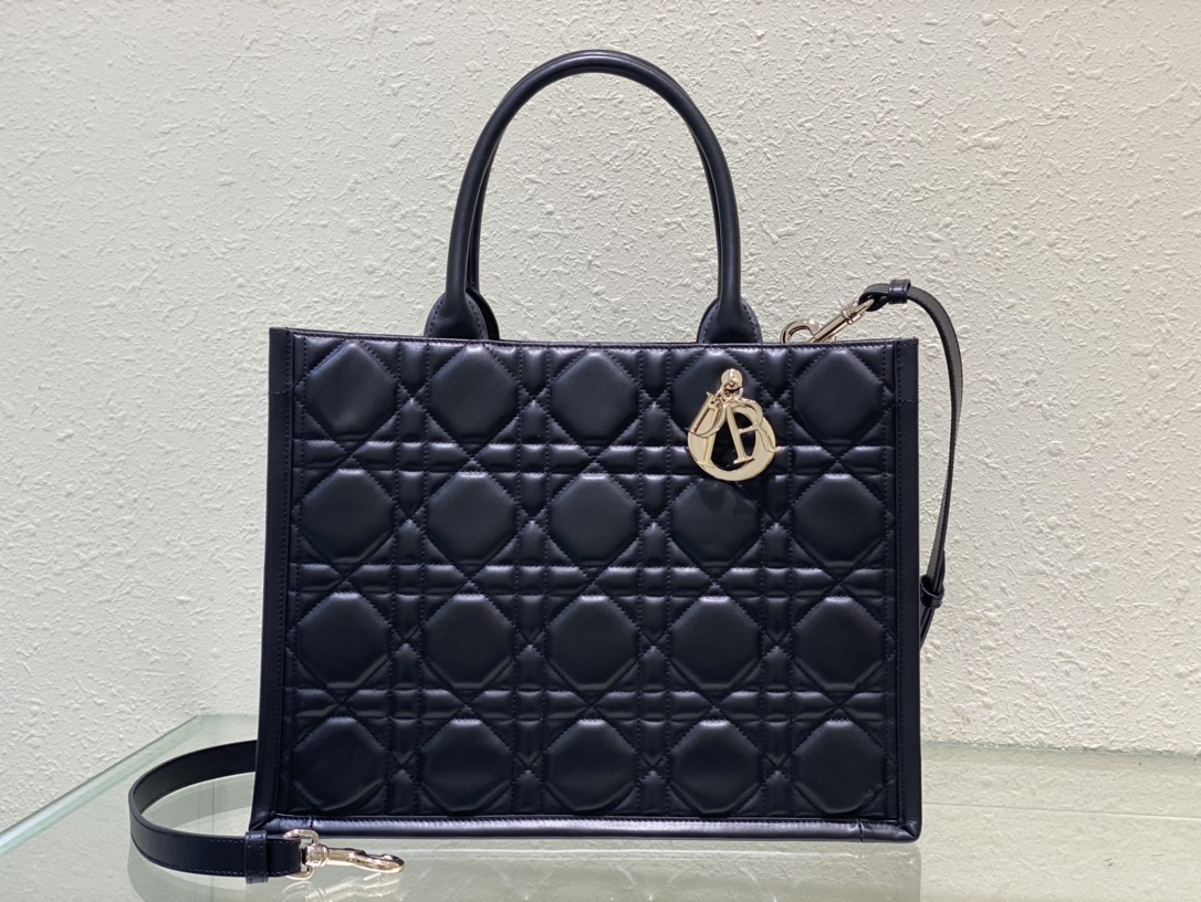 TOP Christian Dior Book Tote Bag Dior Handbags Cow Leather 26cm/36cm - 2 Colors