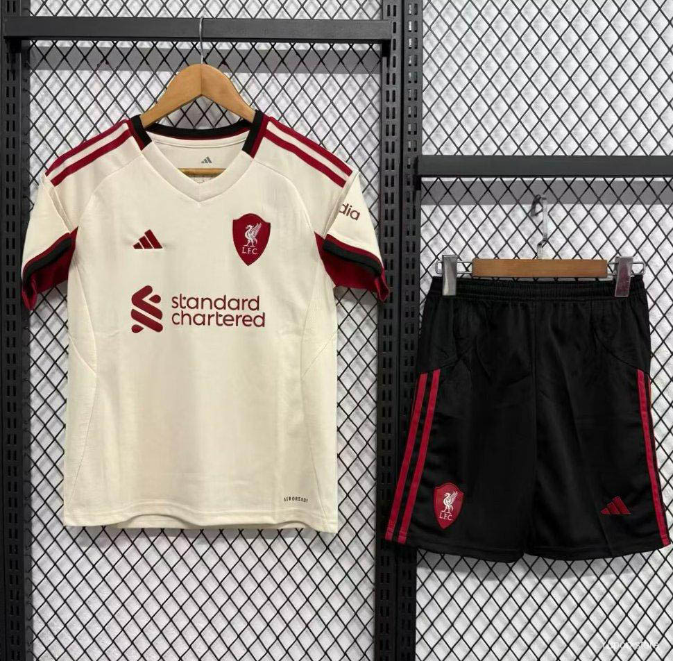 2025/2026 Liverpool Away Soccer Jersey 1:1 Thai Quality Kids Size