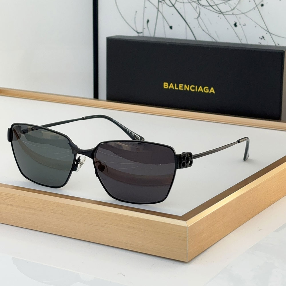 Balenciaga  Hollow metal Logo   sunglasses Top quality （Replica）