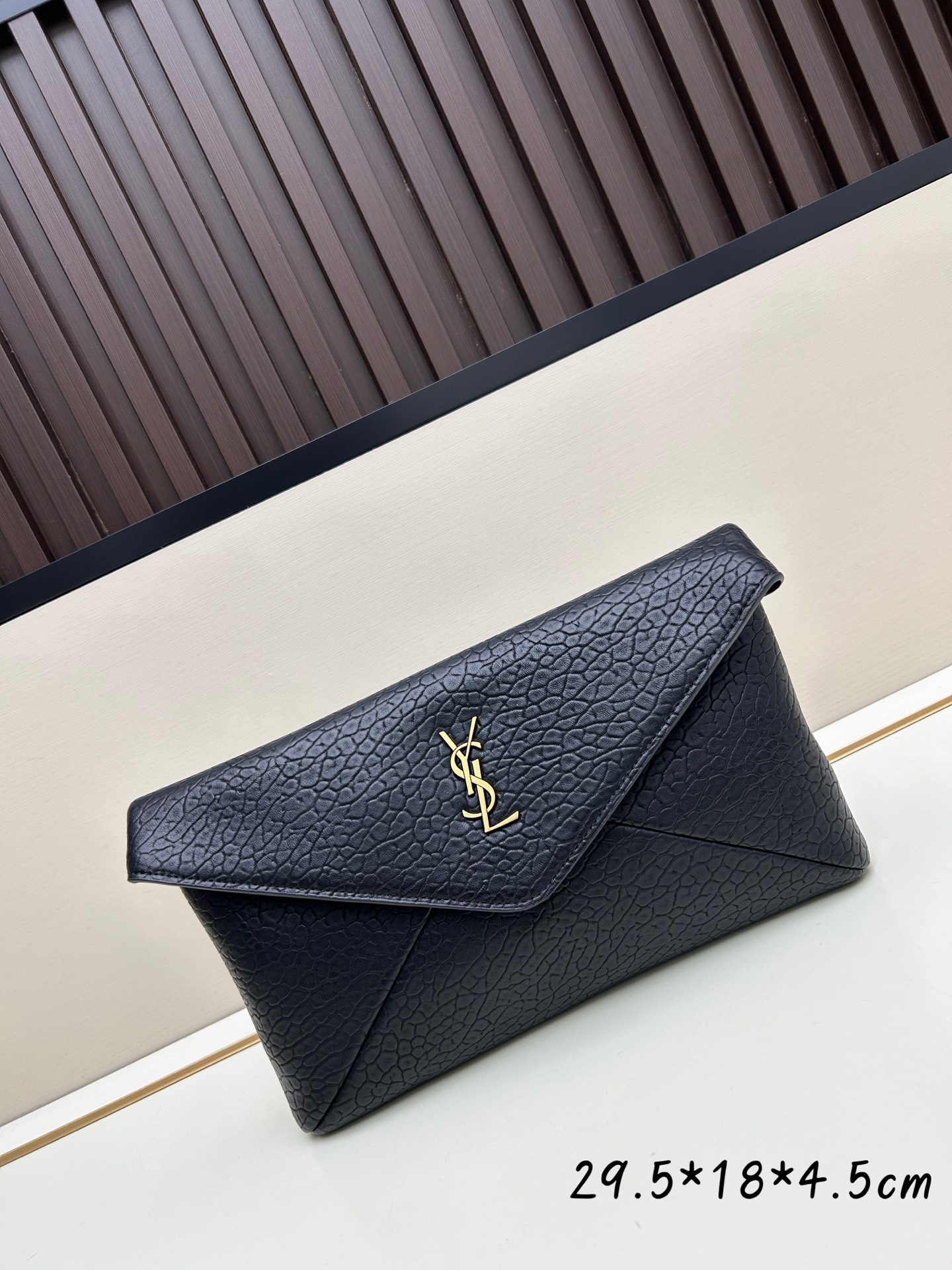 TOP Yves Saint Laurent YSL Le Calypso Sheepskin Cosmetic Bag  29.5×18×4.5cm - 4 Colors