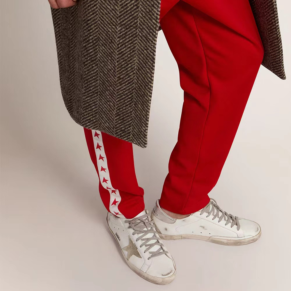 Golden Goose  Super-Star sneakers in silver with metal studded lettering (Replica)