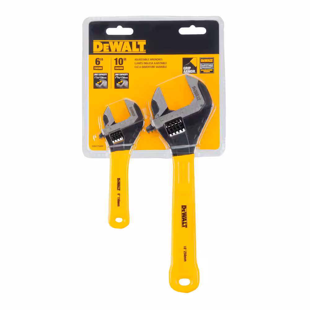 Adjustable Wrench Set (2-Piece)