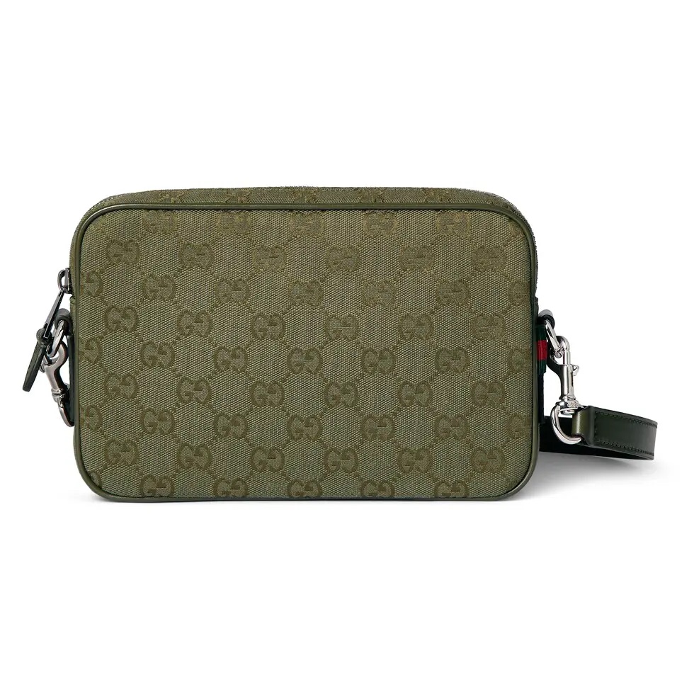 TOP GUCCI GG Shoulder Bag 23.5*15*5cm - Green