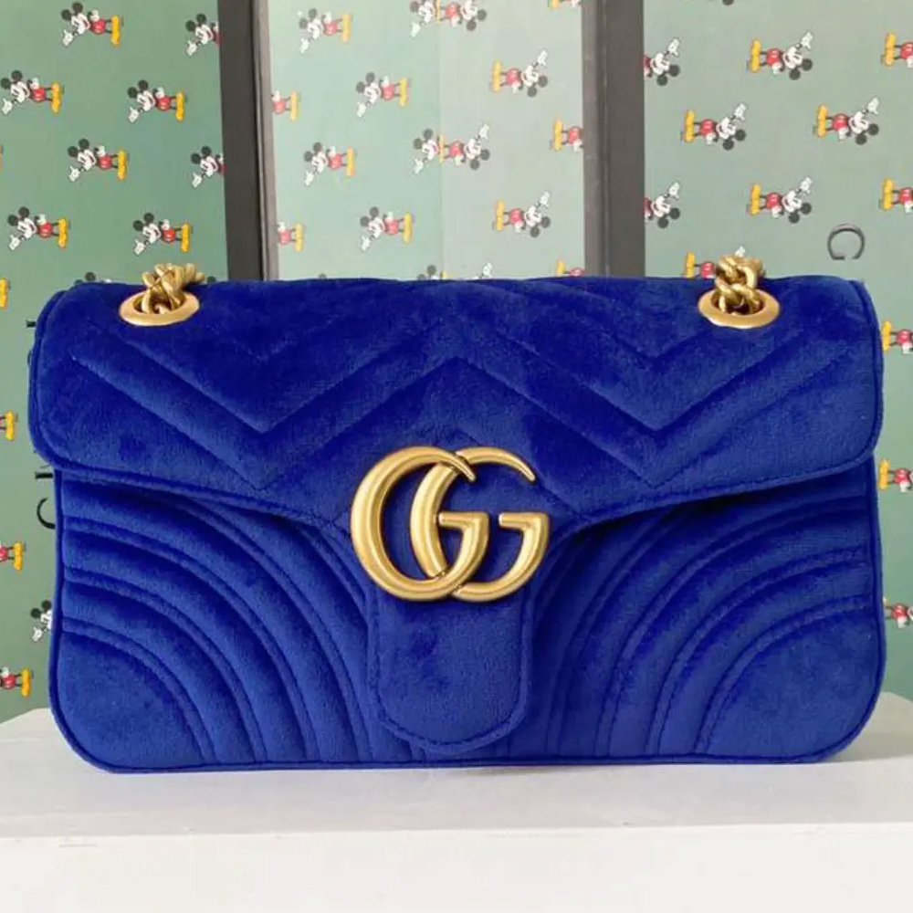 Gucci GG Marmont Velvet Small(Replica)