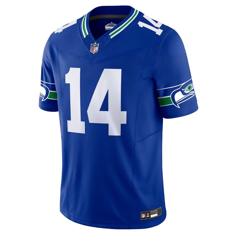 Men's Sam Darnold #14 Seattle Seahawks Limited Stitched Jersey - Royal