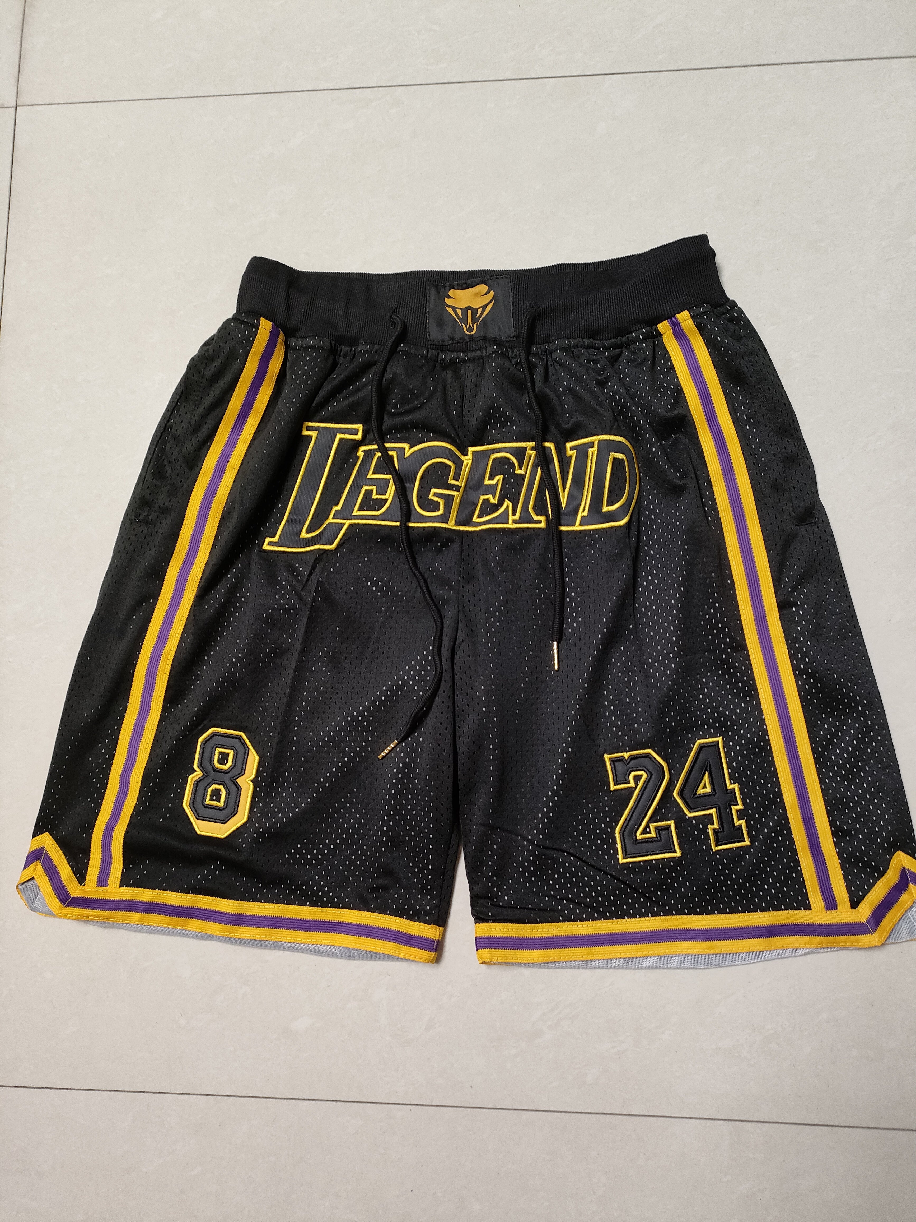 Los Angeles Lakers Mamba Black Pocket Pants