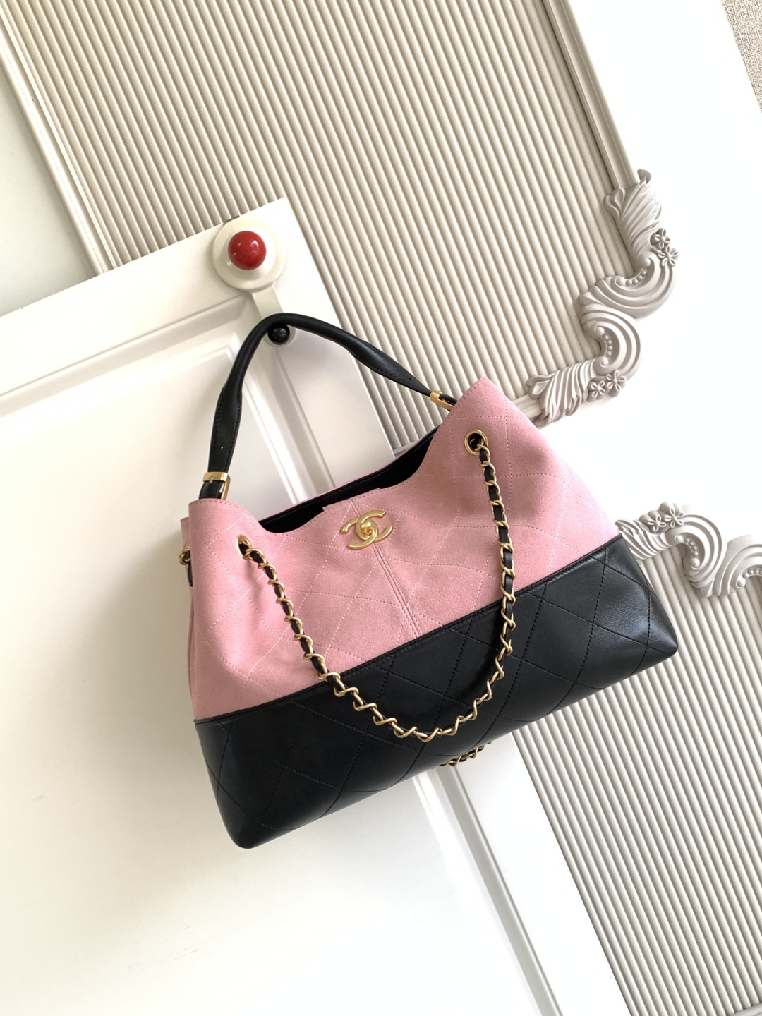 TOP CHANEL Hobo Bag 36x24x12cm - Pink