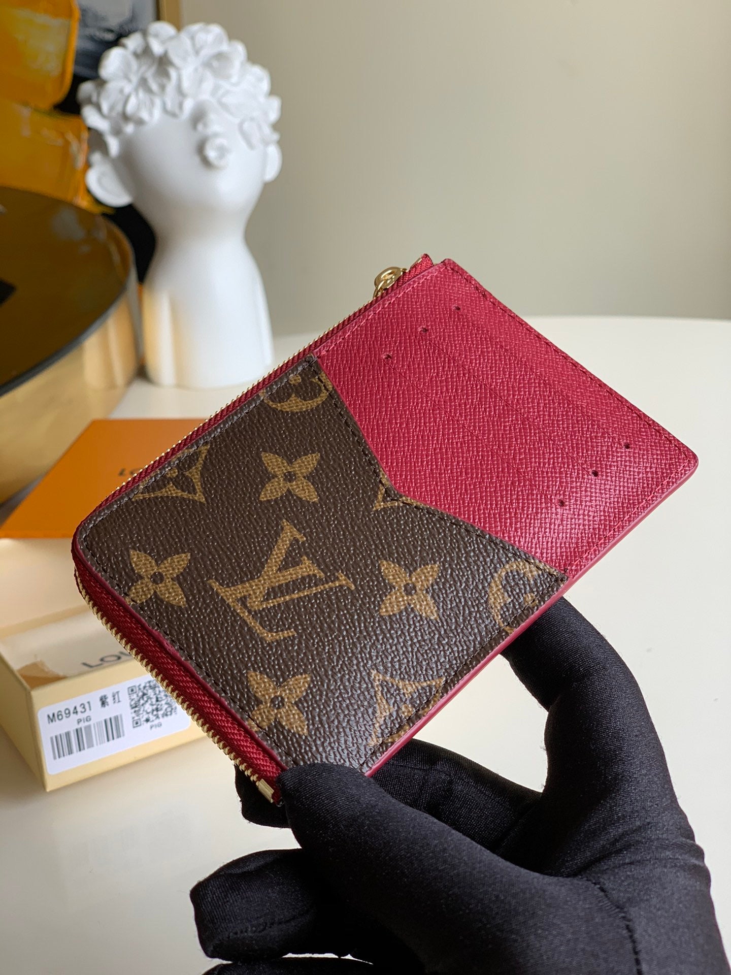 TOP Louis Vuitton LV LV Compact Key Wallet - Monogram