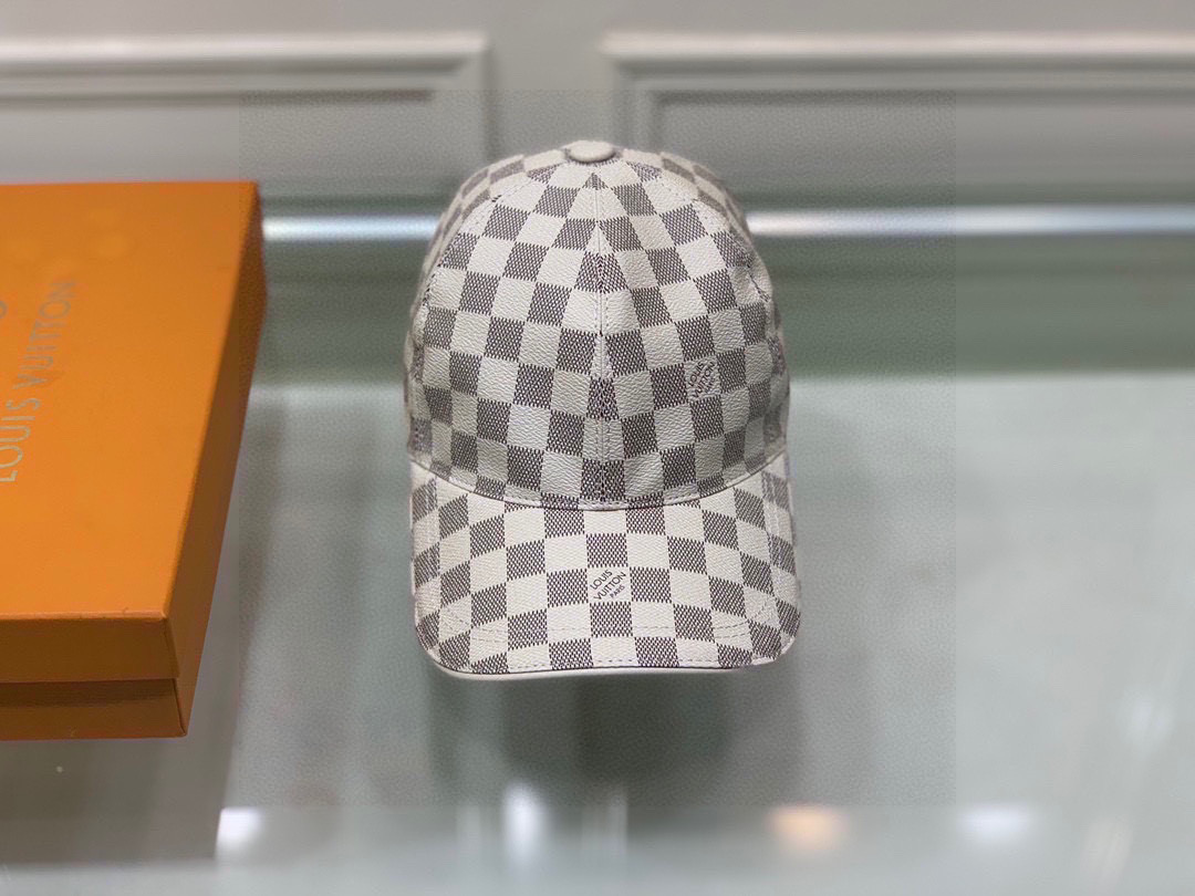 TOP Louis Vuitton LV Baseball Hat Canvas - Damier Azur