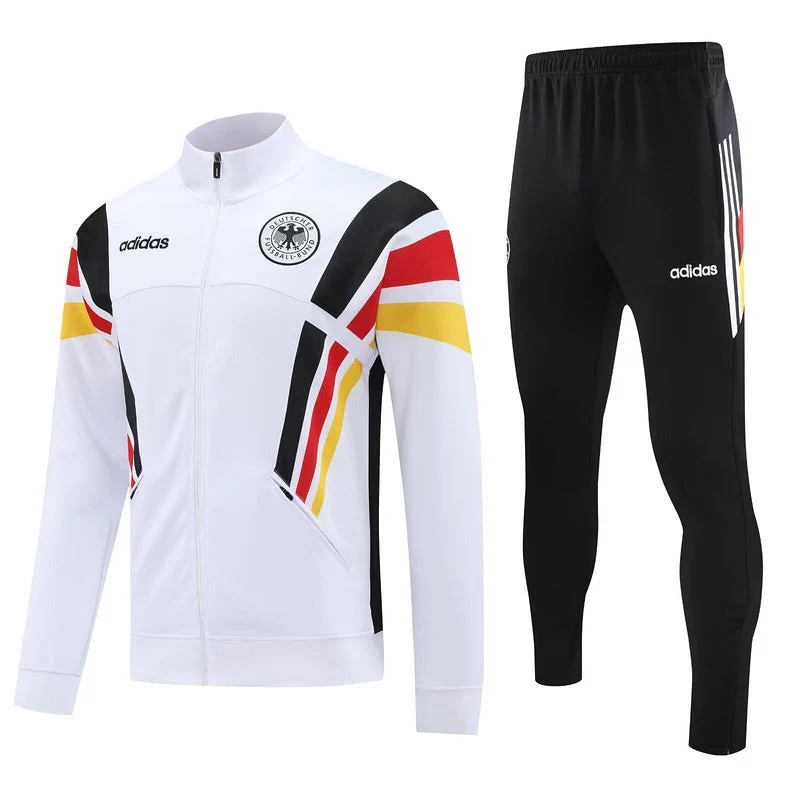 24-25 Germany white /black Football Jacket Tracksuit