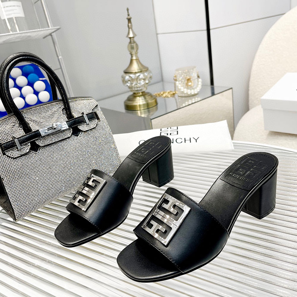 Givenchy Leather Fashion Muggles  Slide Sandal(Replica)