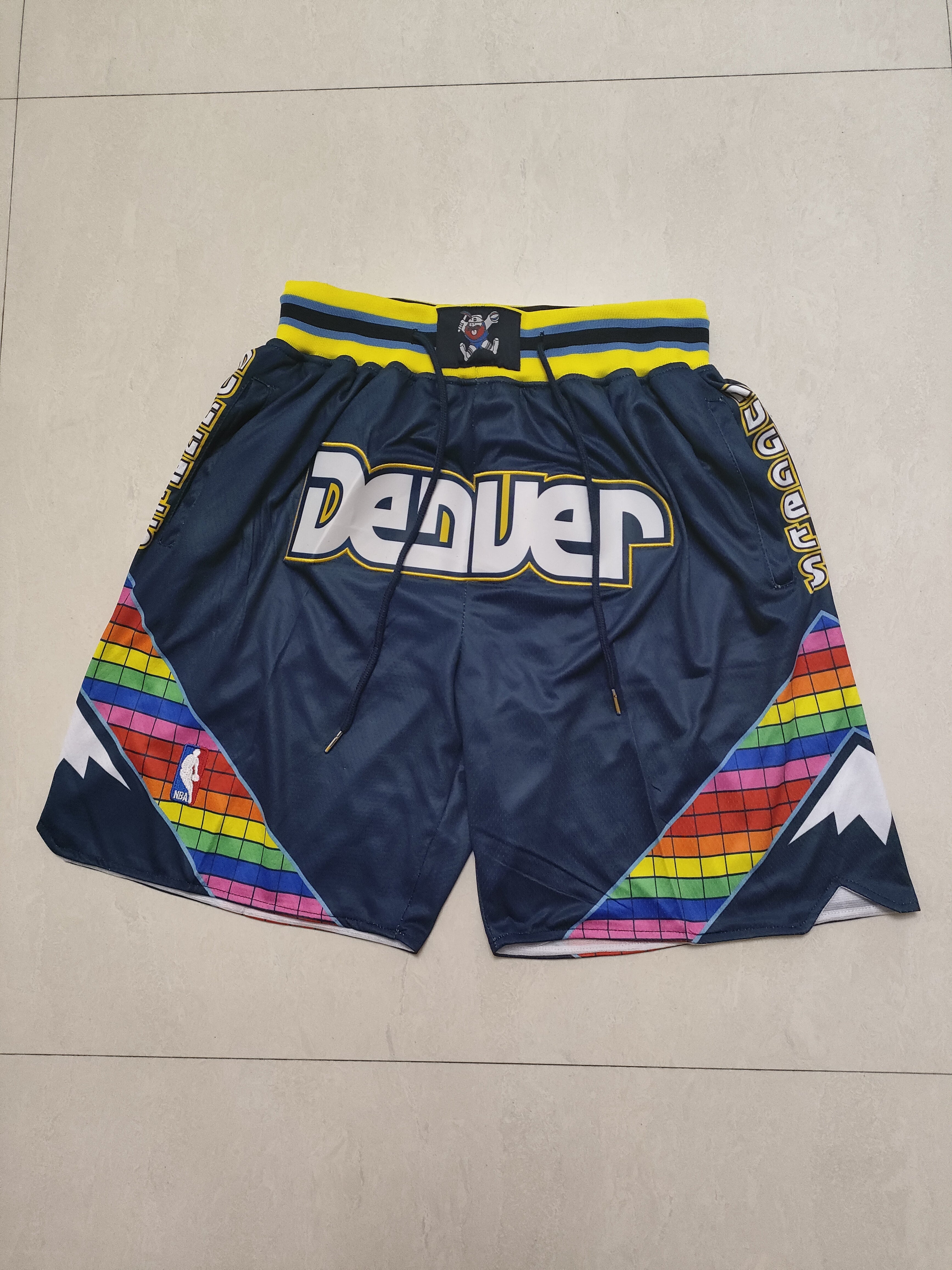 Denver Nuggets Dark Blue City Edition Pocket Shorts