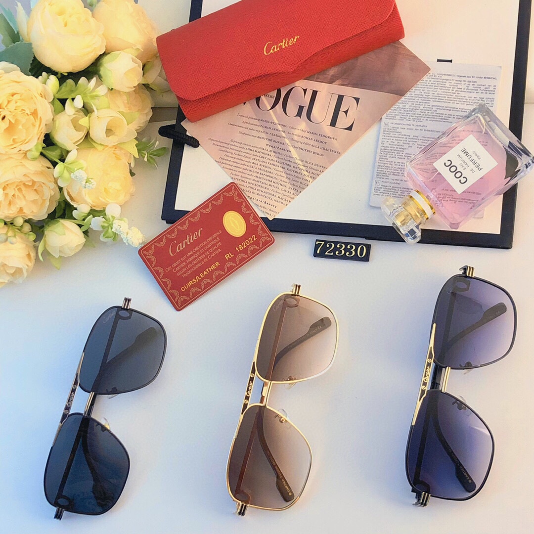 TOP Cartier Sunglasses - 3 Color
