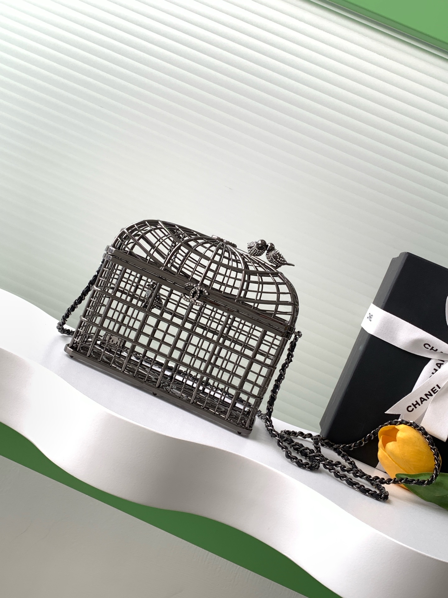 TOP CHANEL Birdcage Bag 14x17x7.5 cm - 2 Color