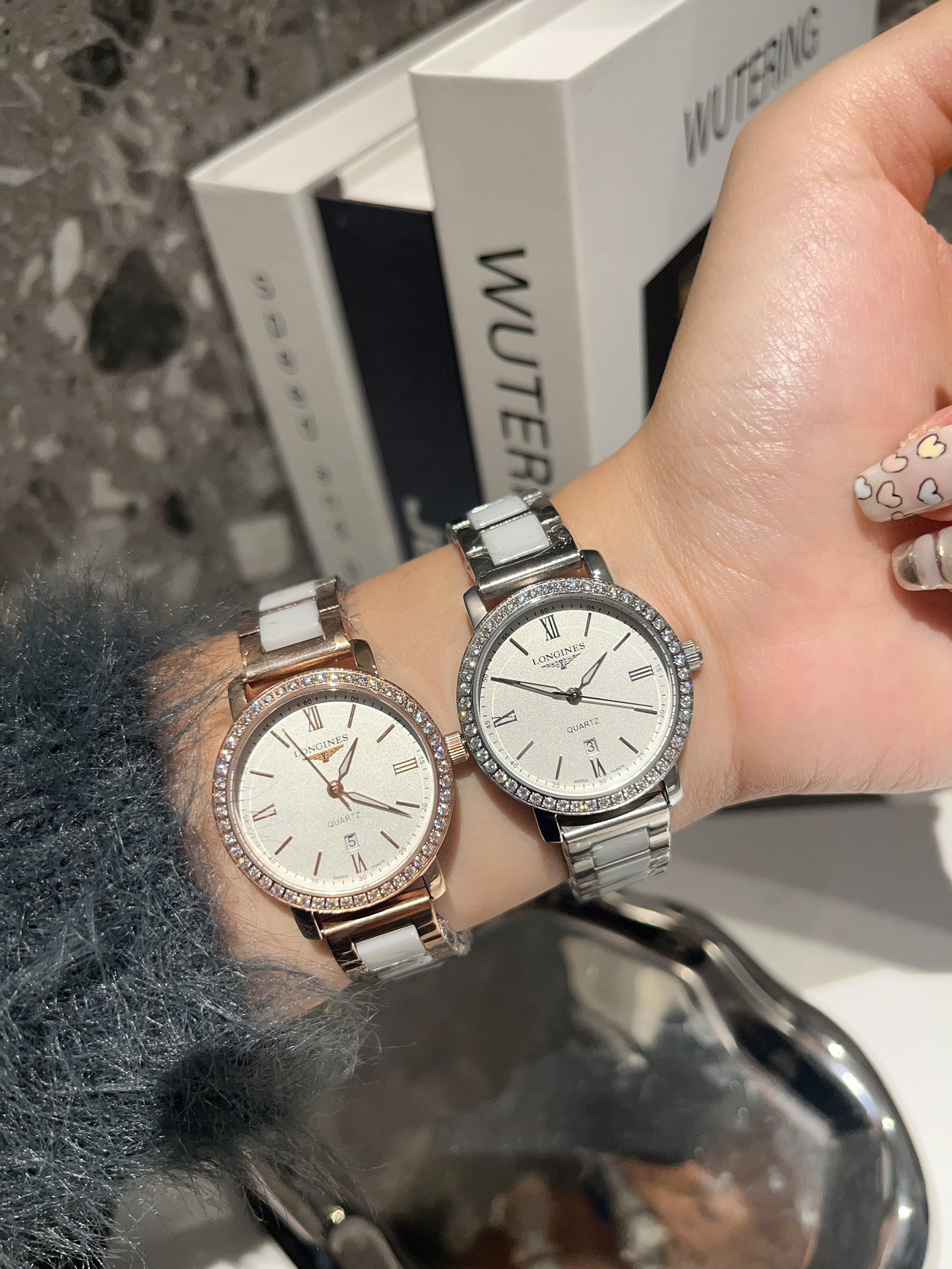 TOP LONGINES Watch 30x8mm - Gold / Silver