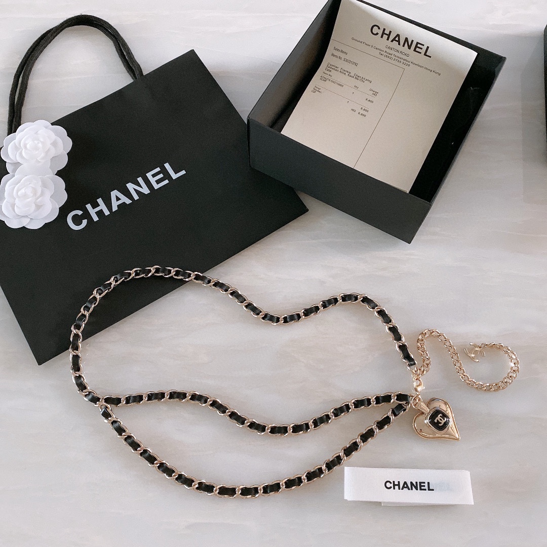 TOP CHANEL Waist Chain - Rose Gold