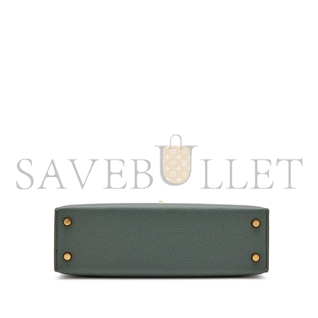 HERMÈS EPSOM MINI KELLY 20 GOLD HARDWARE (19*12*5.5cm)