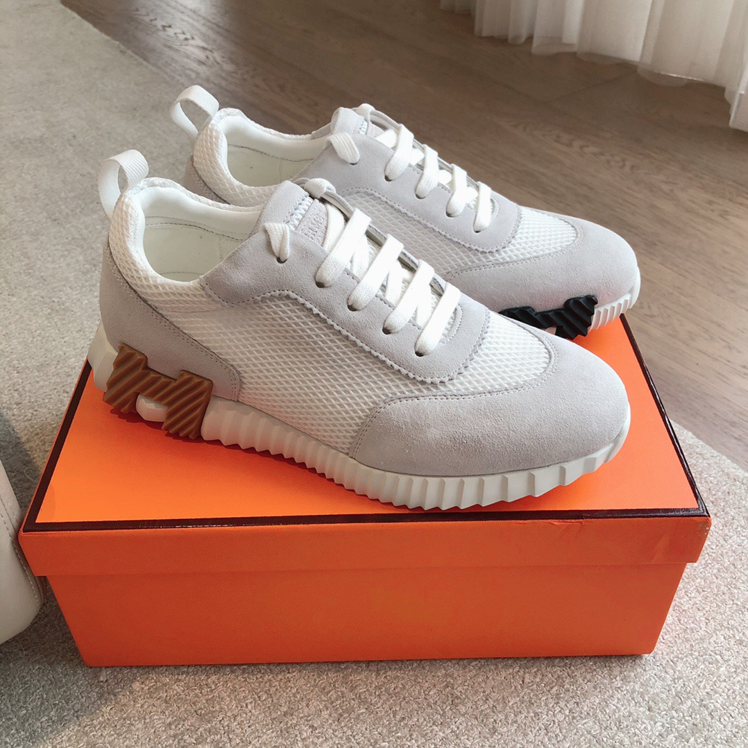 Hermès-trainers 2024 giga Leather low trainers  (Replica)