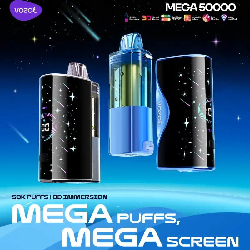 Vozol Mega 50K Disposable Kit (5%,50000 Puffs)