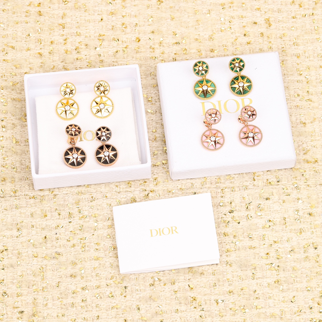 TOP Christian Dior Compass Earrings-4 Colors