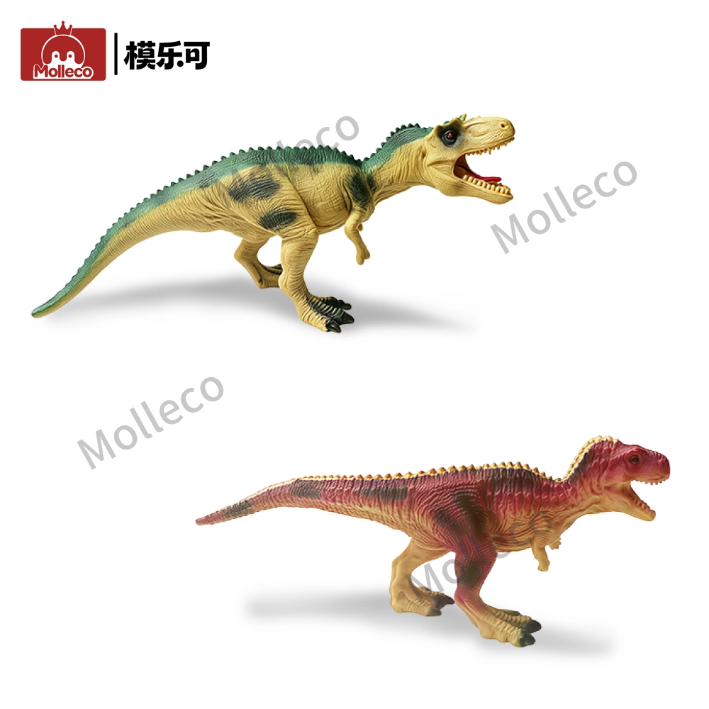 Molleco Dinosaur Figure Toys for Kids and Children Guanlong+Tyrannotitan CP0158