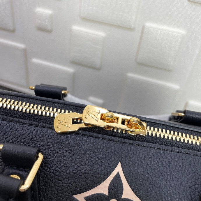 TOP Louis Vuitton LV Speedy Bandouliere 25 Bi Color - Black